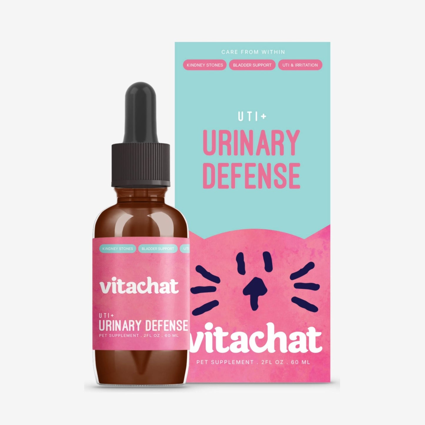 VITACHAT UTI+ URINARY DEFENSE SUPPLEMENT FOR CATS & DOGS