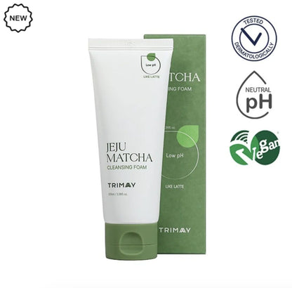 Trimay Jeju Matcha Low PH Cleansing Foam 100ml